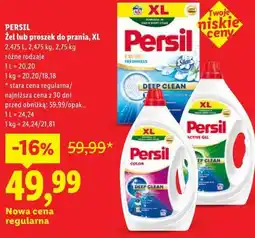 Lidl PERSIL Żel lub proszek do prania, XL oferta