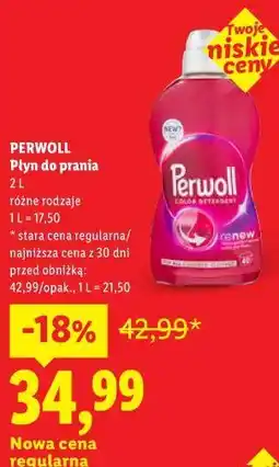 Lidl PERWOLL Płyn do prania oferta