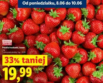 Lidl Polskie truskawki, luzem oferta