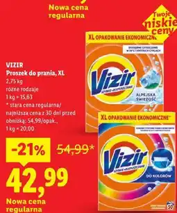 Lidl VIZIR Proszek do prania, XL oferta