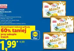 Lidl Pilos Masło ekstra 83% oferta