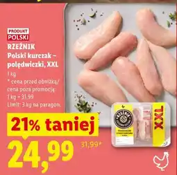 Lidl Rzeźnik Polski kurczak - polędwiczki, XXL oferta
