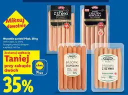 Lidl Wszystkie parówki Pikok oferta