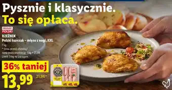 Lidl Rzeźnik Polski kurczak - mięso z nogi, XXL oferta