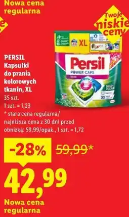 Lidl PERSIL Kapsułki do prania kolorowych tkanin, XL oferta
