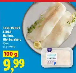 Lidl Targ Rybny Lidla Halibut, filet bez skóry oferta
