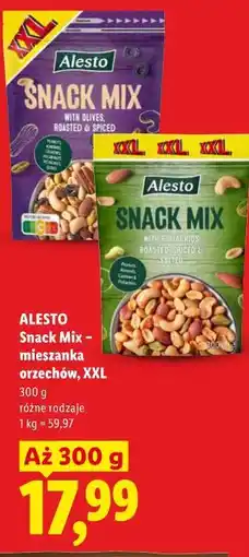 Lidl Alesto Snack Mix - mieszanka orzechów, XXL oferta