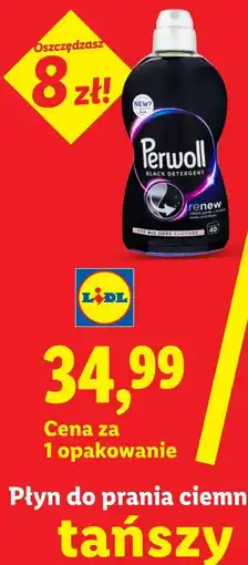 Lidl Płyn do prania ciemnych tkanin Perwoll oferta