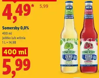 Lidl Somersby 0,0% oferta