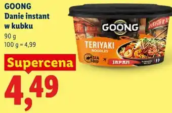 Lidl GOONG Danie instant w kubku oferta