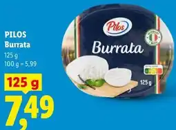Lidl PILOS Burrata oferta