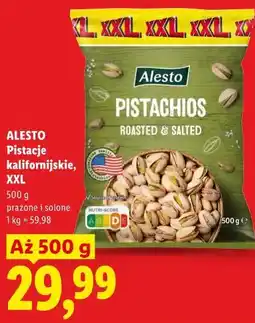 Lidl Alesto Pistacje kalifornijskie, XXL oferta