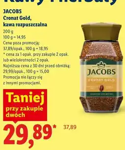 Lidl JACOBS Cronat Gold, kawa rozpuszczalna oferta