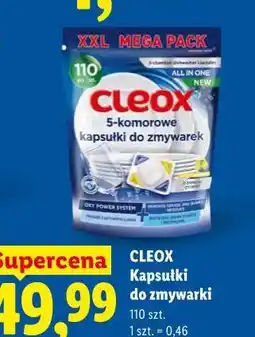 Lidl Cleox Kapsułki do zmywarki oferta