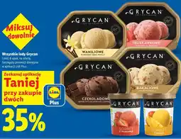 Lidl Wszystkie lody Grycan oferta