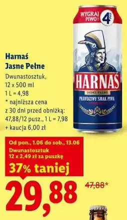 Lidl Harnaś Jasne Pełne oferta