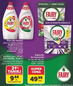 Carrefour Płyn do naczyń, Kapsułki do zmywarki Fairy oferta