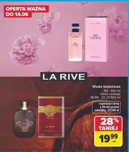Carrefour La Rive Woda toaletowa oferta