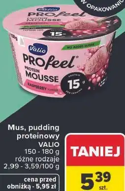Carrefour Mus, pudding proteinowy Valio Profeel oferta