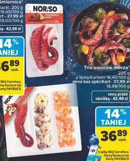 Carrefour Trio owoców morza Norfso oferta