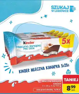 Carrefour Kinder Mleczna Kanapka Milk Slice oferta