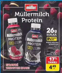 Carrefour Napój mleczny proteinowy Müllermilch Protein oferta