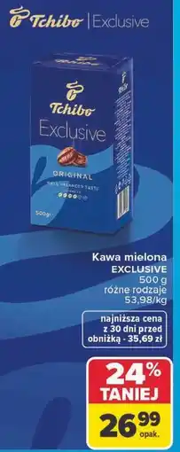 Carrefour Kawa mielona Tchibo Exclusive oferta