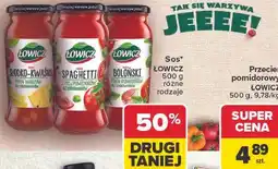 Carrefour Sos Łowicz 500 g różne rodzaje oferta