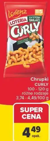 Carrefour Chrupki Lorenz Curly oferta