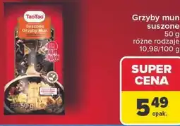 Carrefour TaoTao Grzyby mun suszone oferta