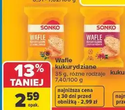 Carrefour Sonko Wafle kukurydziane oferta