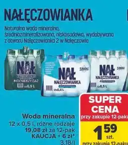 Carrefour Nałęczowianka Woda mineralna oferta