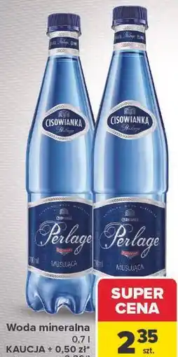Carrefour Cisowianka Perlage Woda mineralna oferta