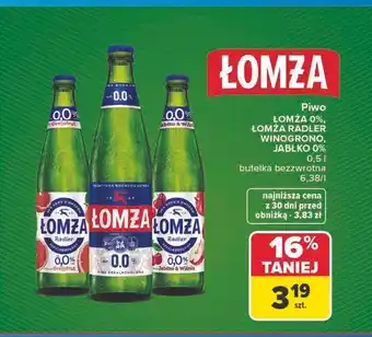 Carrefour Piwo Łomża oferta