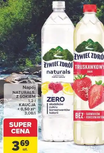 Carrefour Napój Naturals Żywiec Zdrój oferta