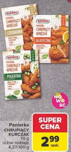 Carrefour Kotányi Panierka chrupiący kurczak oferta