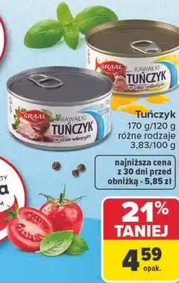 Carrefour Graal Tuńczyk Kawałki oferta