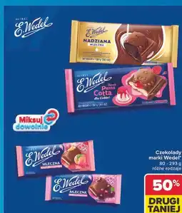 Carrefour Czekolady marki Wedel oferta