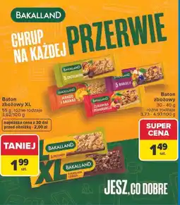 Carrefour Baton zbożowy Bakalland oferta
