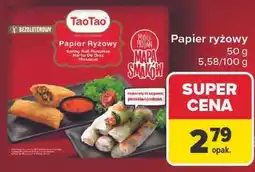 Carrefour TaoTao Papier ryżowy oferta