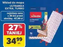 Carrefour Vileda Wkład do mopa ULTRAMAX EXTRA, TURBO oferta