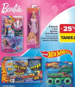 Carrefour Barbie, Hot Wheels Zabawki oferta