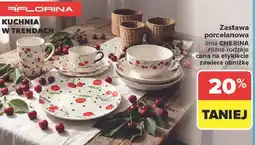 Carrefour Zastawa porcelanowa linia CHERINA Florina oferta