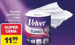 Carrefour Ręcznik papierowy TURBO Velvet oferta