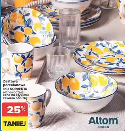 Carrefour Zastawa porcelanowa linia SORRENTO Altom Design oferta