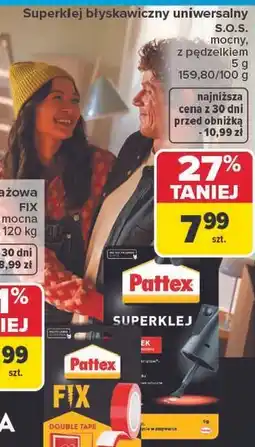 Carrefour Pattex Superklej S.O.S. mocny, z pędzelkiem oferta