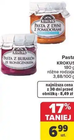 Carrefour Krokus Pasta warzywna oferta