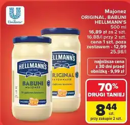 Carrefour Market Majonez ORIGINAL, BABUNI HELLMANN'S oferta