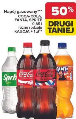 Carrefour Napój gazowany Coca-Cola, Fanta, Sprite oferta