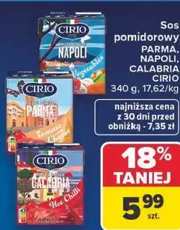 Carrefour Cirio Sos pomidorowy Parma, Napoli, Calabria oferta